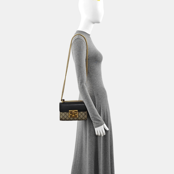 Authenticated pre-owned Padlock Small Monogram Coated Canvas Multicolor - Shoulder Bag at Looply