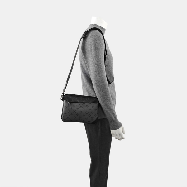 TRIO Monogram Coated Canvas Gray
