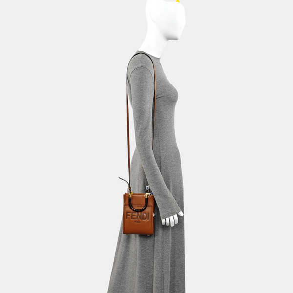 Sunshine Mini Calfskin Brown