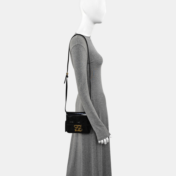 Karligraphy Patent Leather Black
