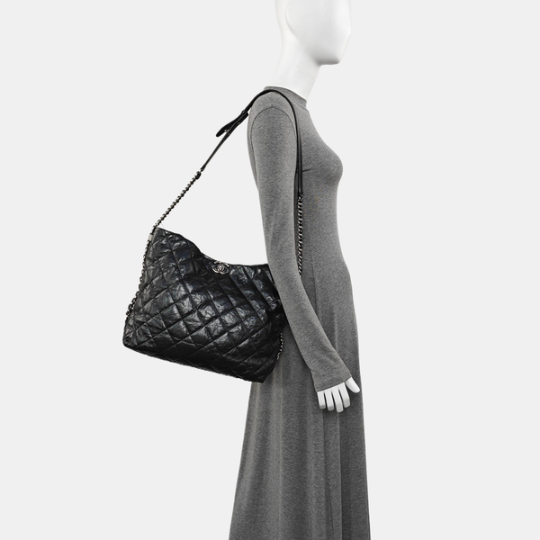 HOBO Quilted Calfskin Black