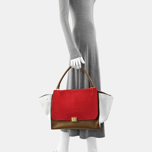 TRAPEZE Medium Calfskin Multicolor