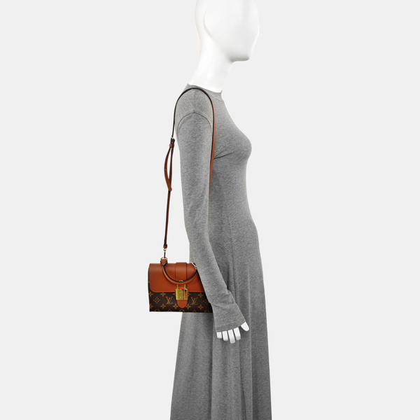 LOCKY BB Monogram Coated Canvas Brown