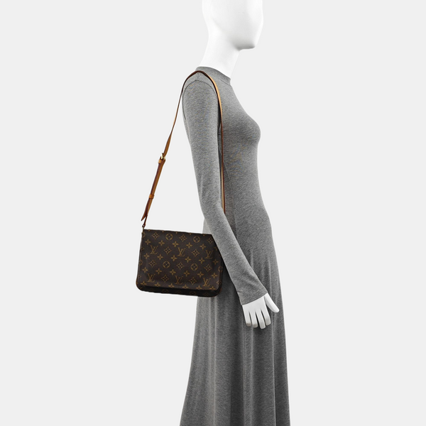 MUSETTE TANGO Monogram Coated Canvas Brown