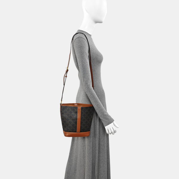 TRIOMPHE CANVAS Small Coated Canvas Brown