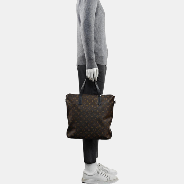 KITAN Monogram Coated Canvas Brown