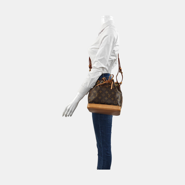 NOÉ BB Monogram Coated Canvas Brown