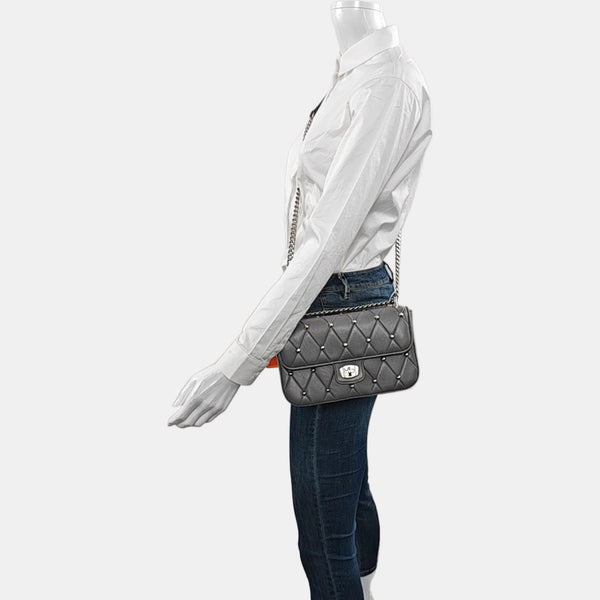 Pattina Nappa Quilted Lambskin Gray
