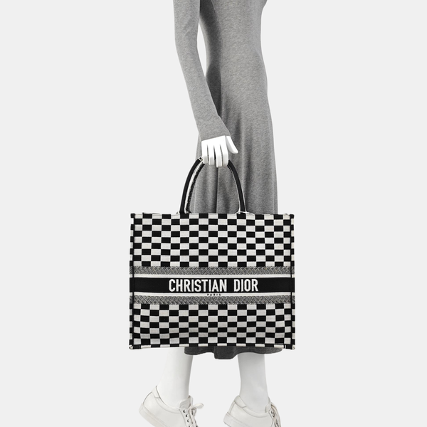 Book Tote Large Canvas Black