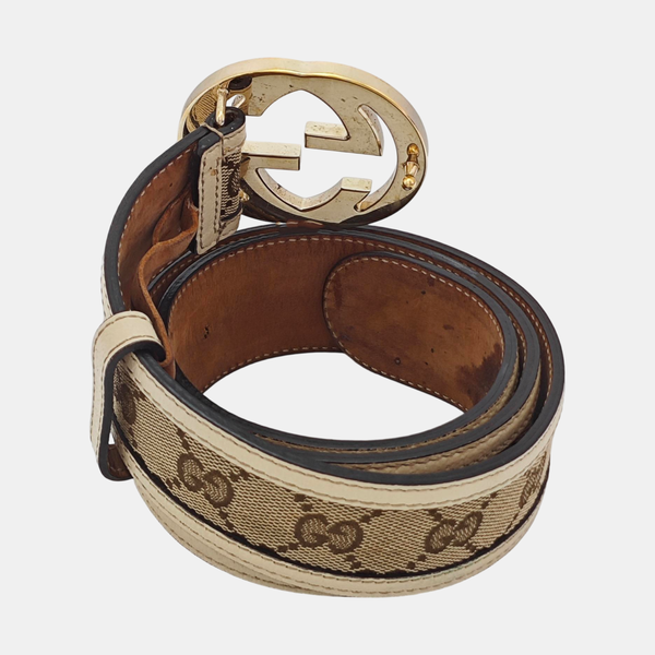 Fabric Belt Brown