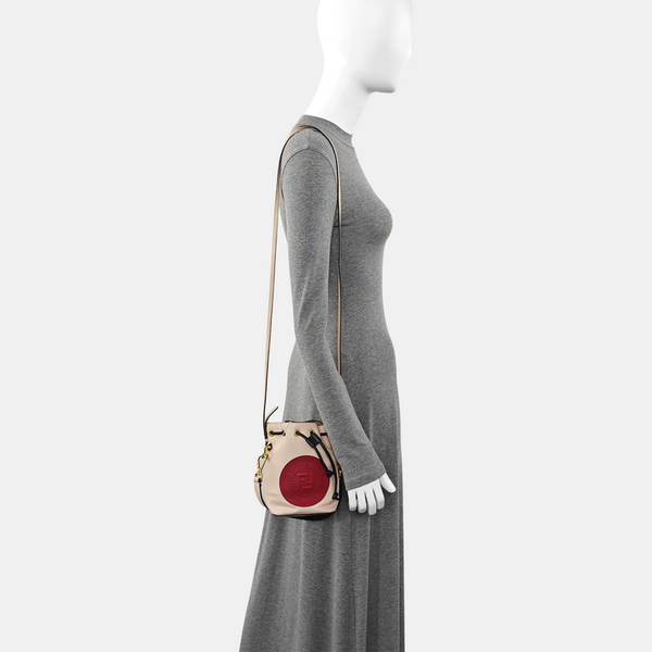 Authenticated pre-owned Mon Tresor Mini Calfskin Pink - Bucket Bag at Looply