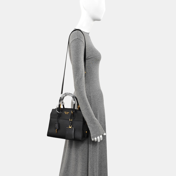 Esplanade Saffiano Calfskin Black