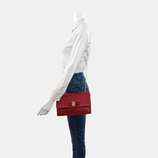 Ginny Calfskin Red