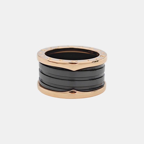 B.ZERO1 18k Rose Gold Ring EU 57