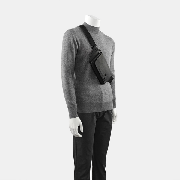 Calfskin Belt Bag Black