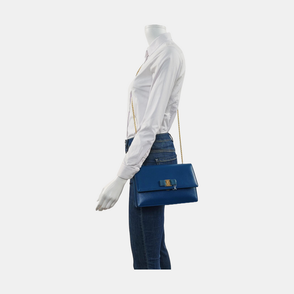 Ginny Calfskin Blue
