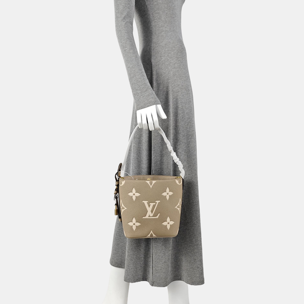 ALL IN BB Monogram Calfskin Gray
