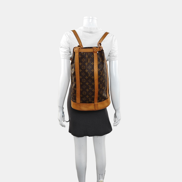 RANDONNEE PM Monogram Coated Canvas Brown