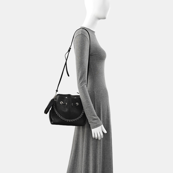 BELLA Monogram Calfskin Black