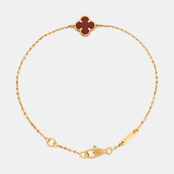 Sweet Alhambra 18k Rose Gold Bracelet