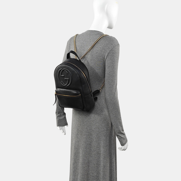 Calfskin Backpack Black