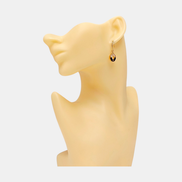 925 Sterling Silver Rose Gold Earrings