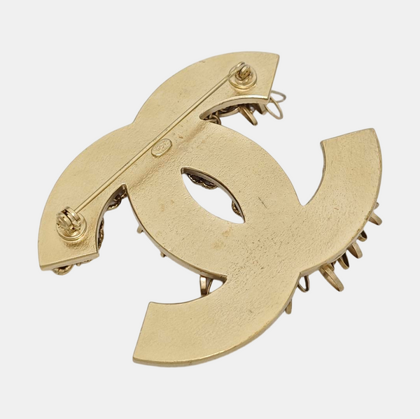 Metal Gold Brooch