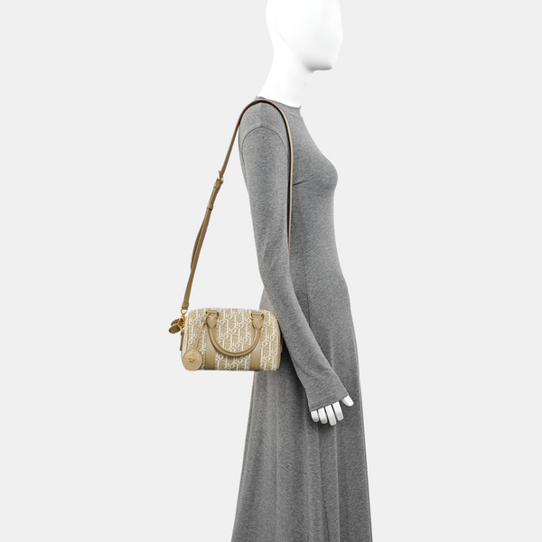 Boston Oblique Canvas Beige