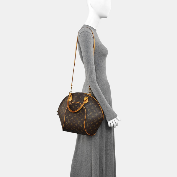 ELLIPSE MM Monogram Coated Canvas Brown