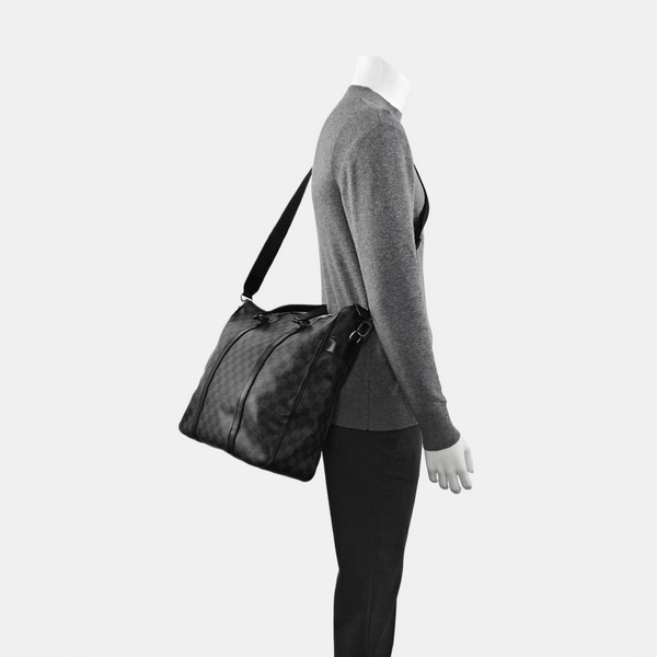 TADAO MM Damier Graphite Coated Canvas Gray