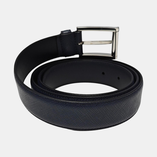 Leather Belt Blue