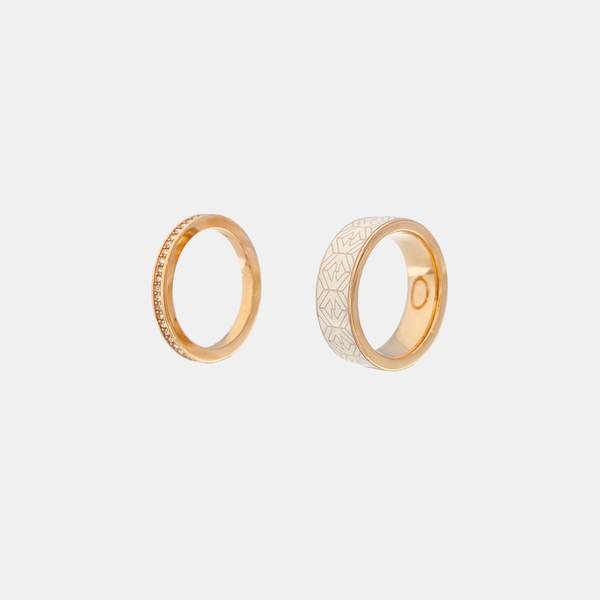 Stainless Steel Rose Gold Jewelry Set