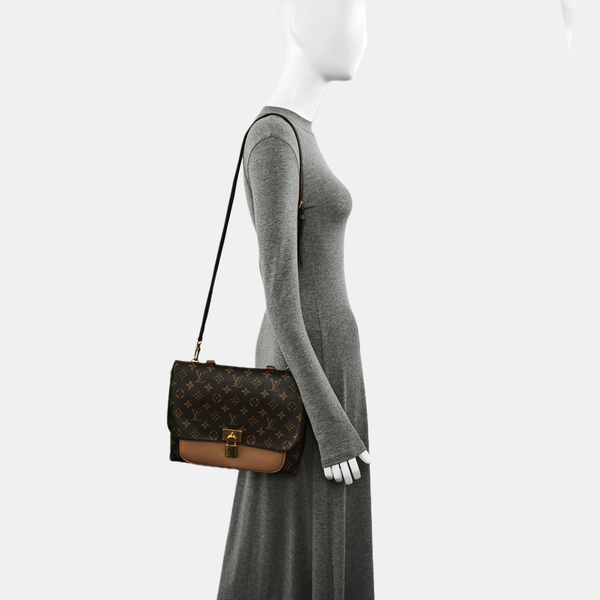 MARIGNAN Monogram Coated Canvas Brown