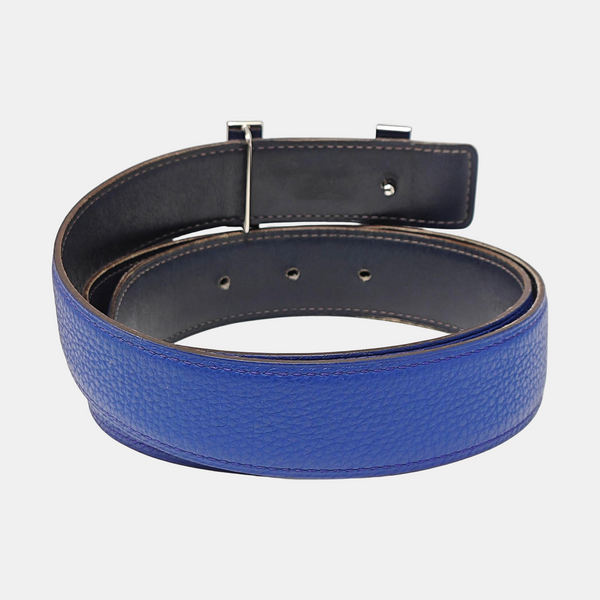 Leather Belt Blue