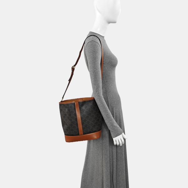 TRIOMPHE CANVAS Medium Coated Canvas Brown