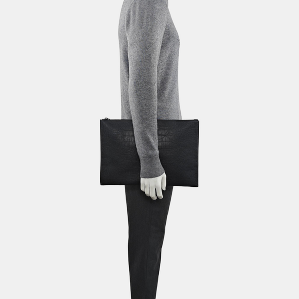 CASSANDRE Large Calfskin Black