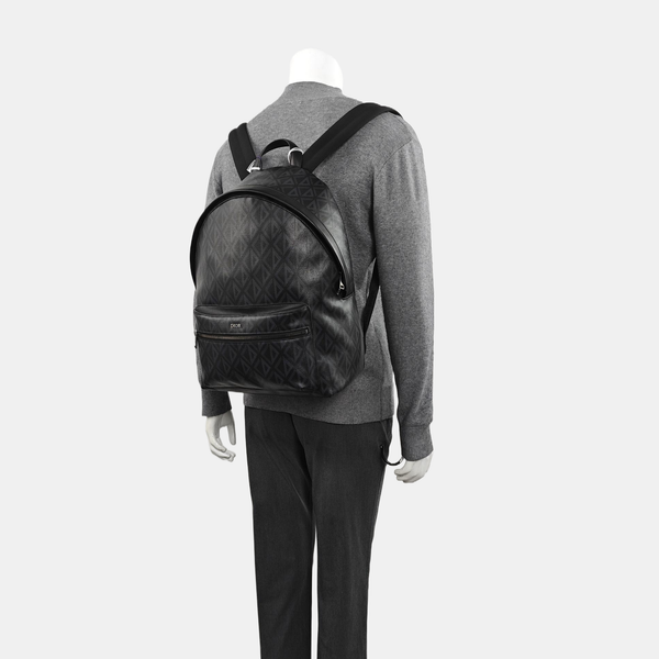 Rider Oblique Coated Canvas Black