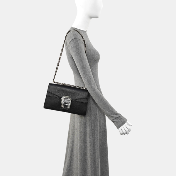 Authenticated pre-owned Dionysus Small Calfskin Black - Shoulder Bag at Looply