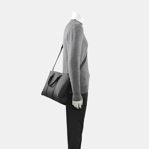 PORTE-DOCUMENTS Damier Graphite Coated Canvas Gray