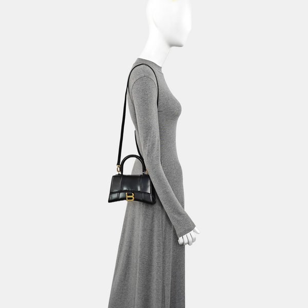 Hourglass XS Calfskin Black