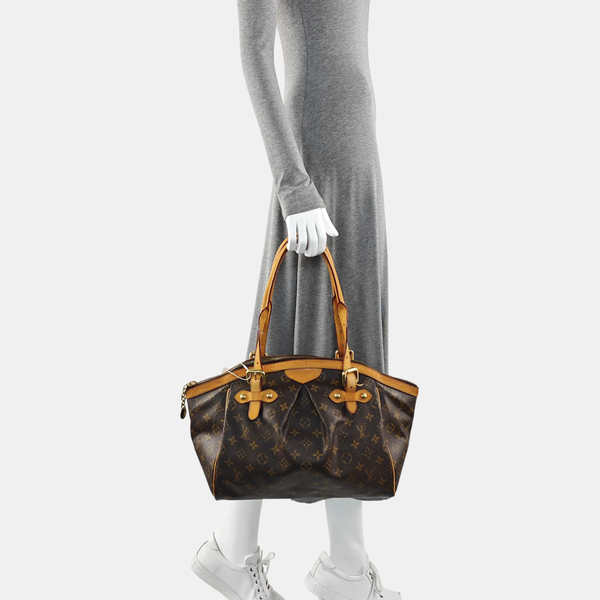 TIVOLI GM Monogram Coated Canvas Brown