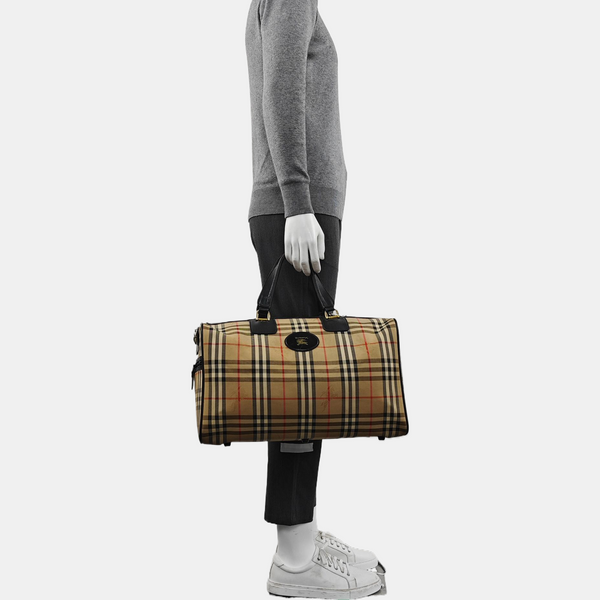 Canvas Top Handle Bag Beige