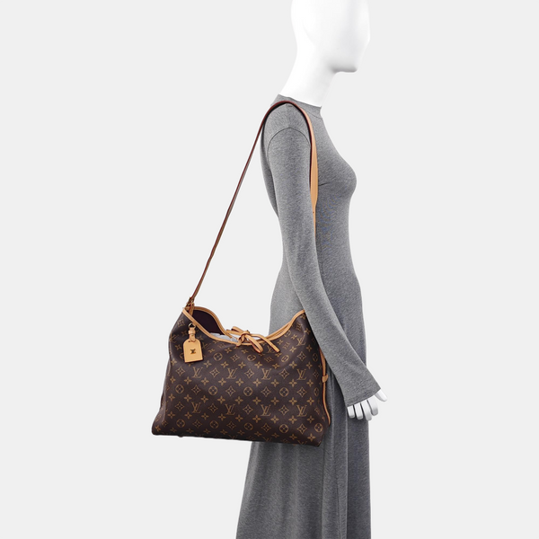 CARRYALL MM Monogram Coated Canvas Brown