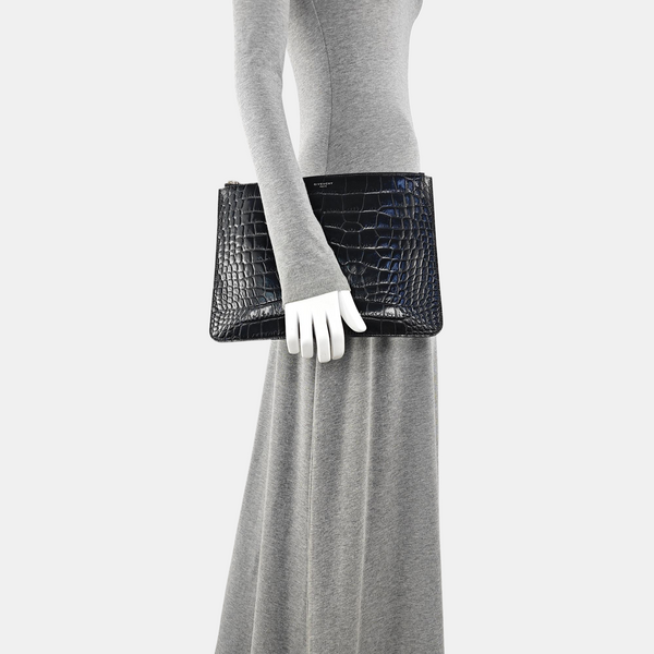Calfskin Clutch Black