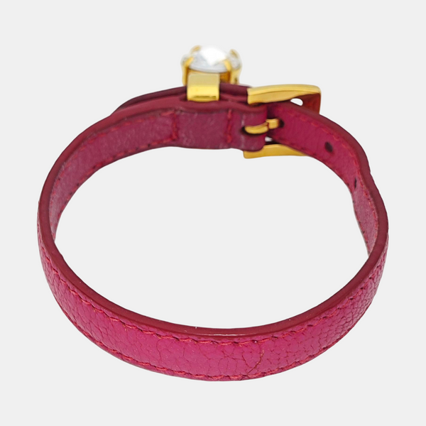 Leather Red Bracelet