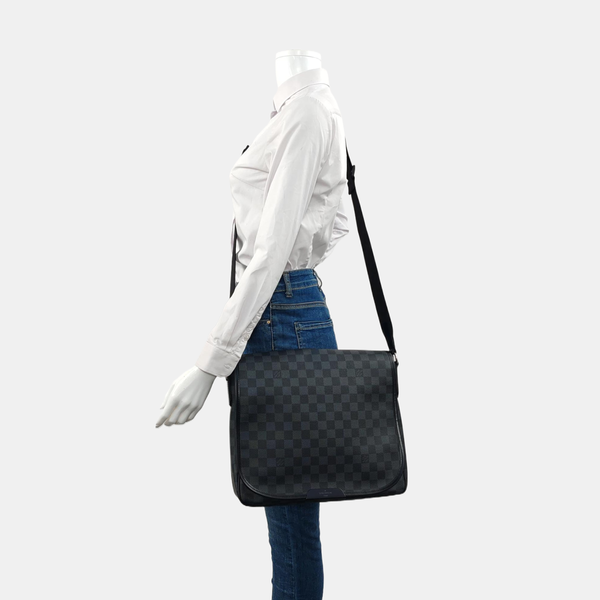 DANIEL Damier Graphite Coated Canvas Gray
