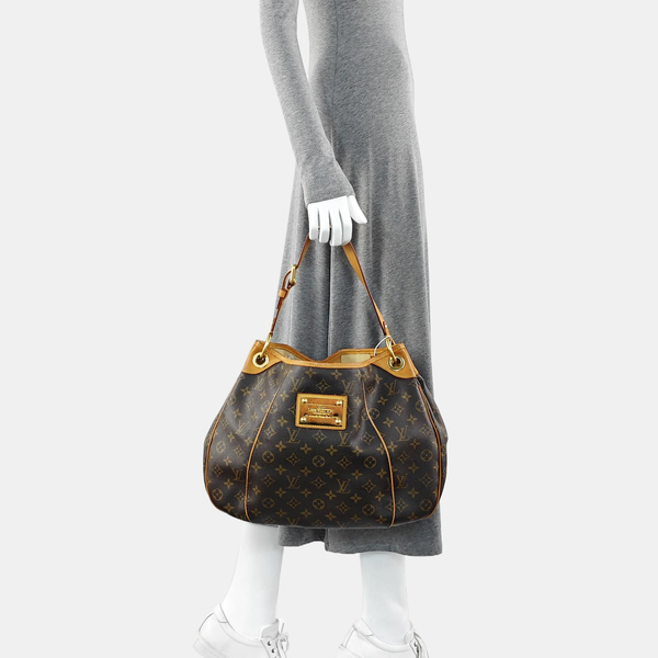 GALLIERA Monogram Coated Canvas Brown