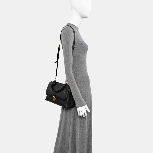 MADELEINE Monogram Calfskin Black