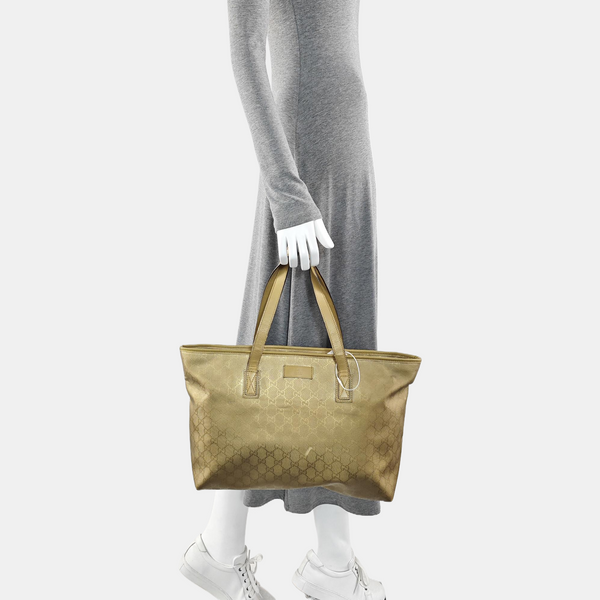 GG Imprime Monogram Coated Canvas Gold