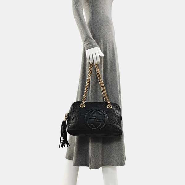 Soho Medium Calfskin Black